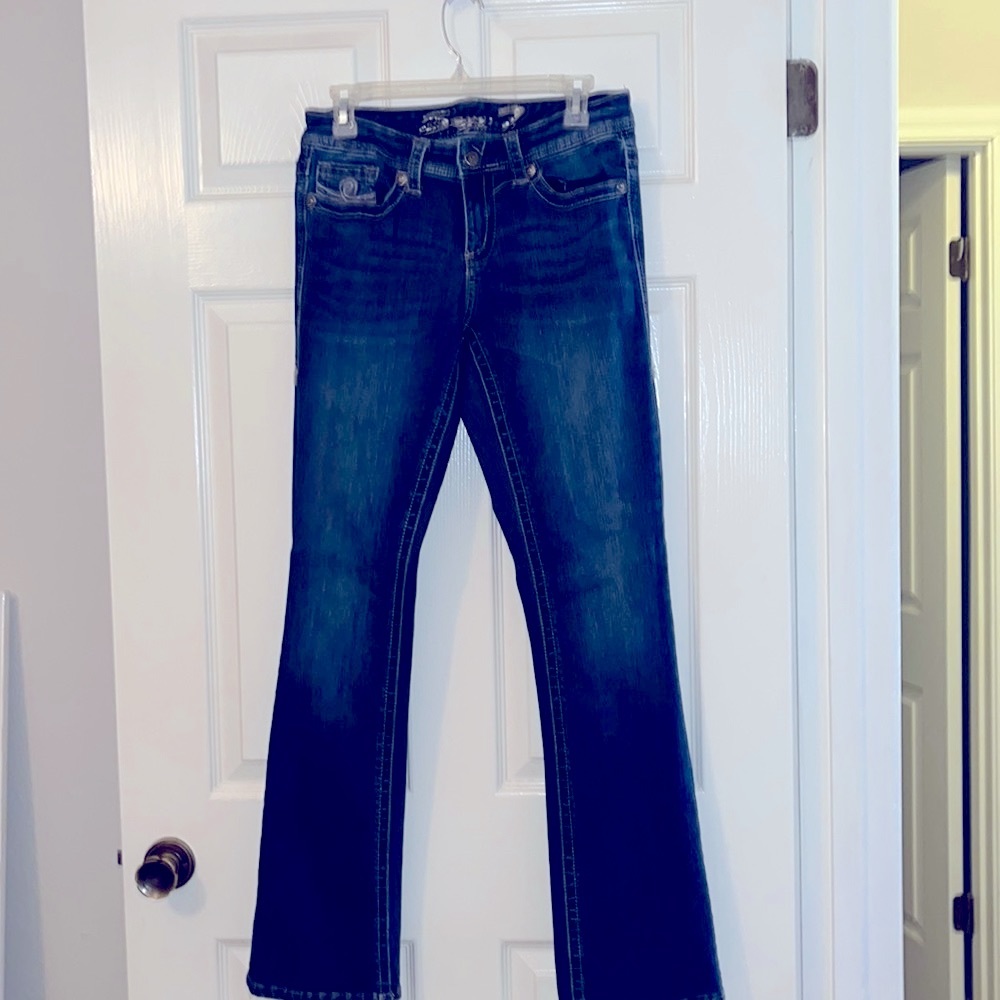 Seven Blue Jeans- Slim boot stretch size 8